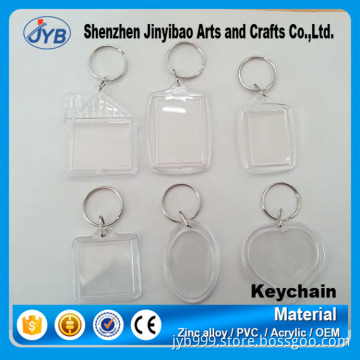 hot sale blank round acrylic keychain with engraved logo picture